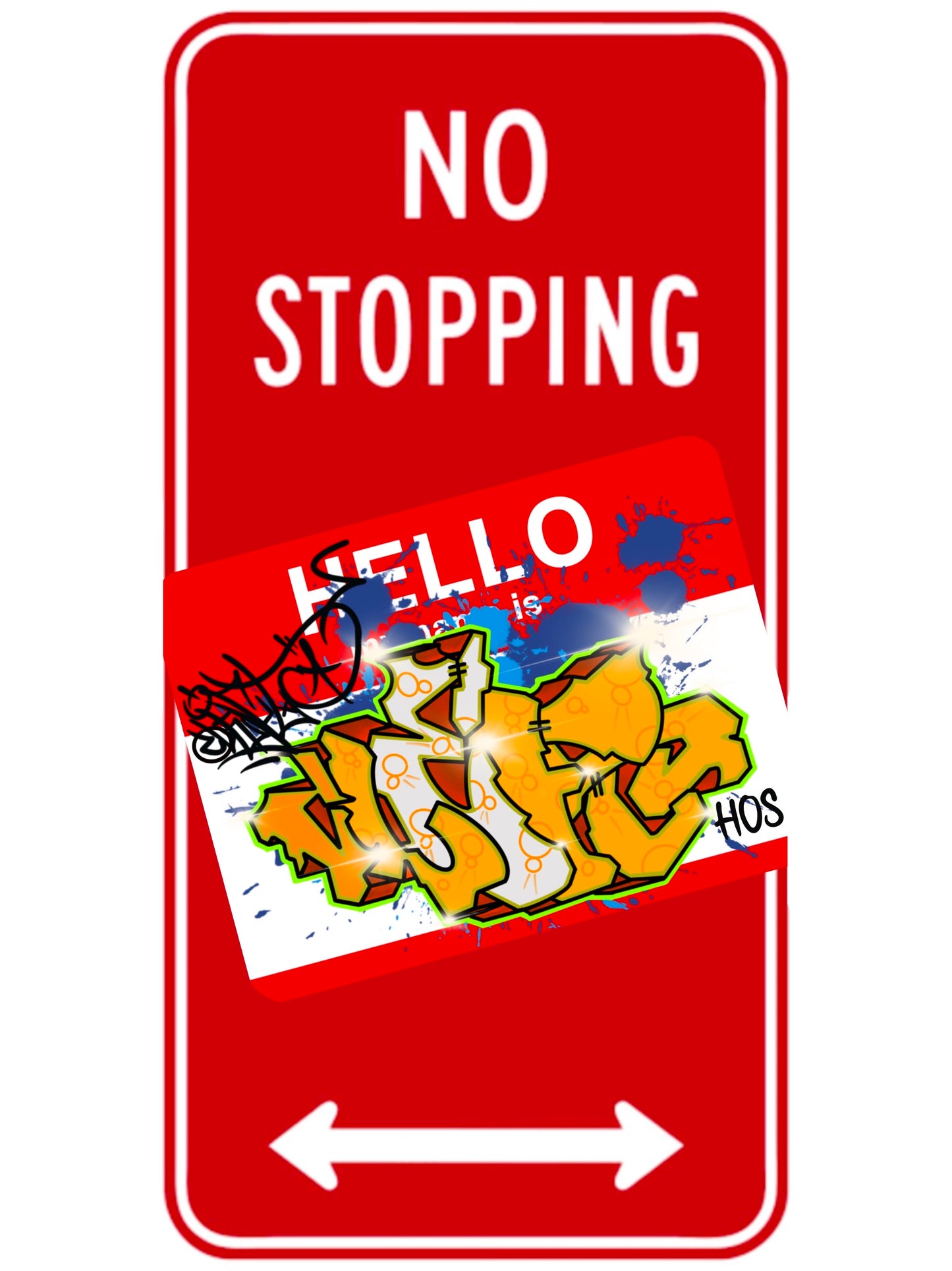 CLEFT - NO STOPPING YELLOW CLEFT (A2 Print)