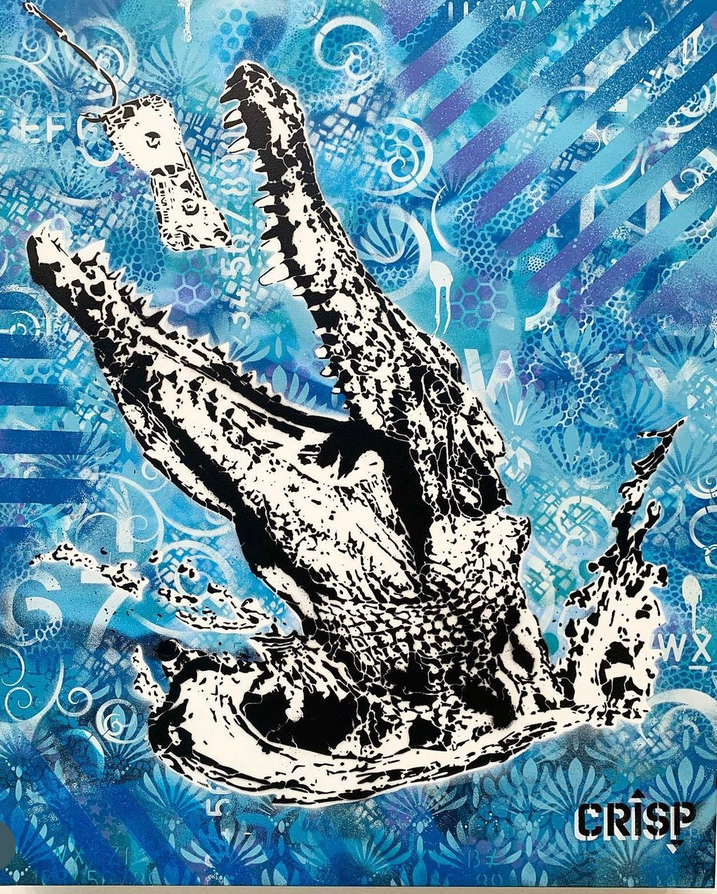 CHASING THE BUCK - AEROSOL ON CANVAS