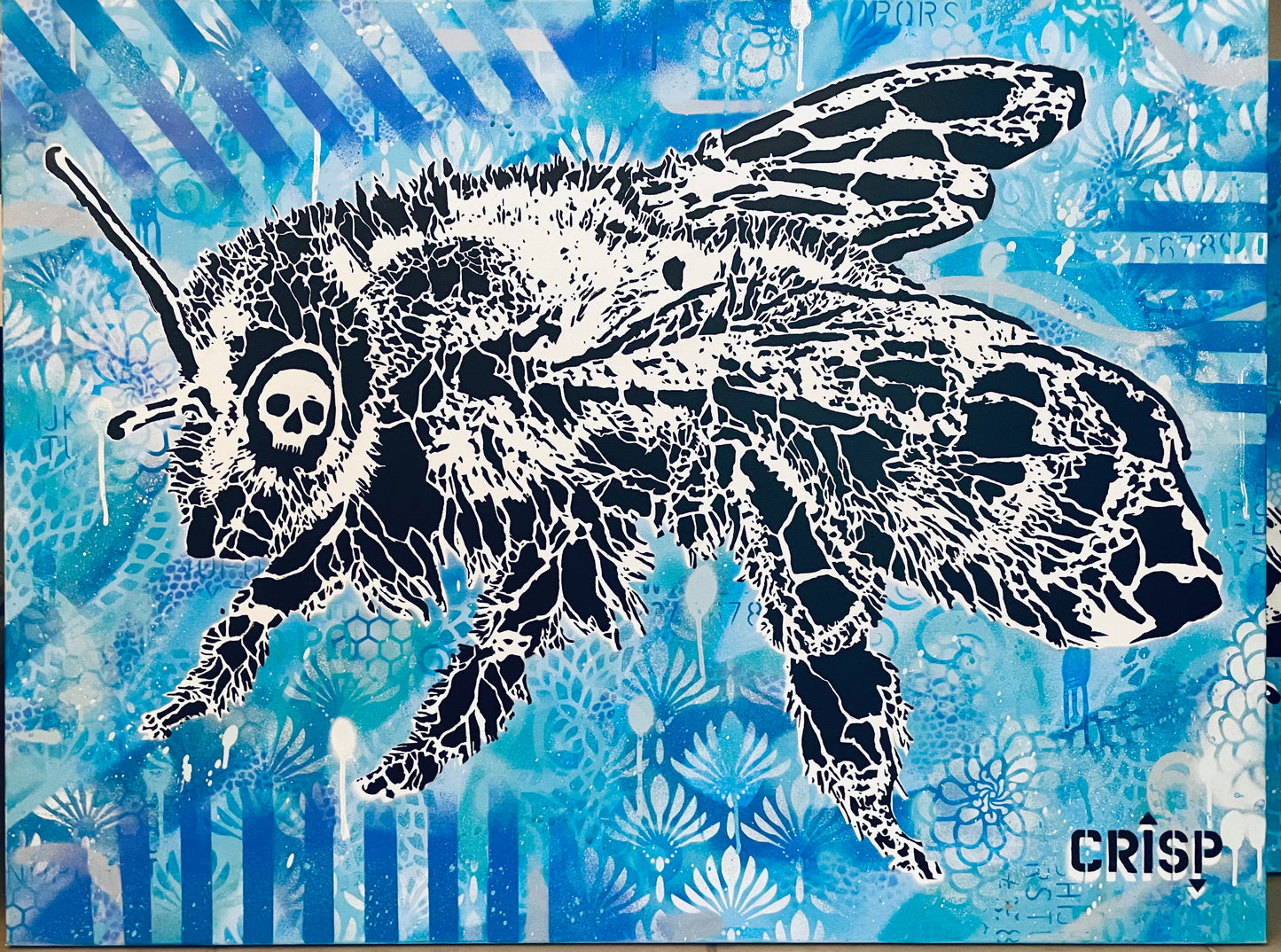 KILLING BEES - AEROSOL ON CANVAS